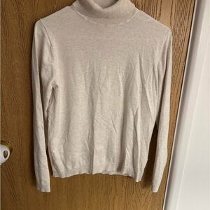 Zara Cream Turtleneck Sweater